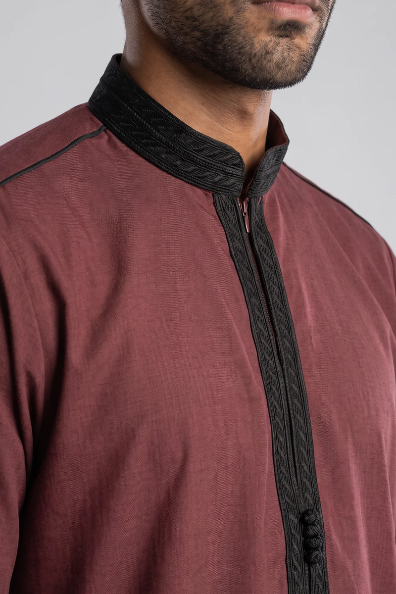 Mezyan Jilbab - Burgundy