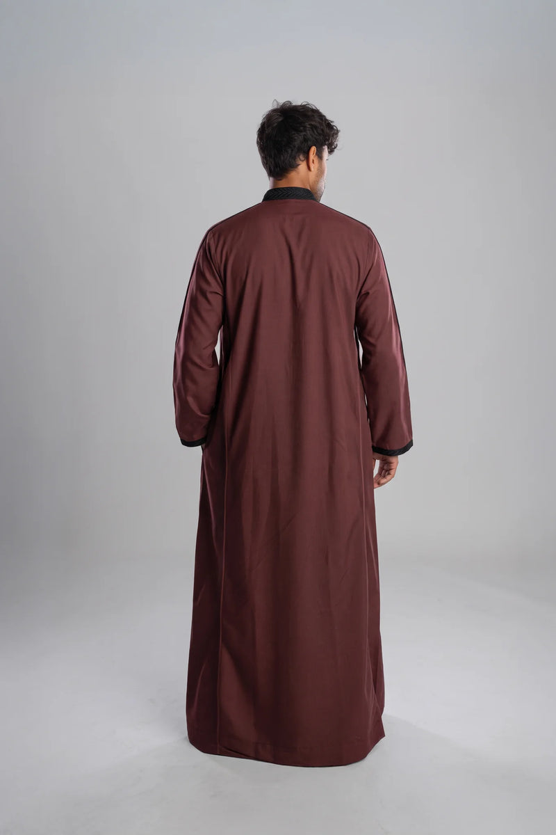 Mezyan Jilbab - Burgundy
