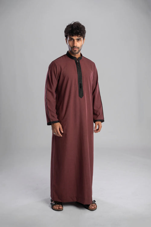 Mezyan Jilbab - Burgundy