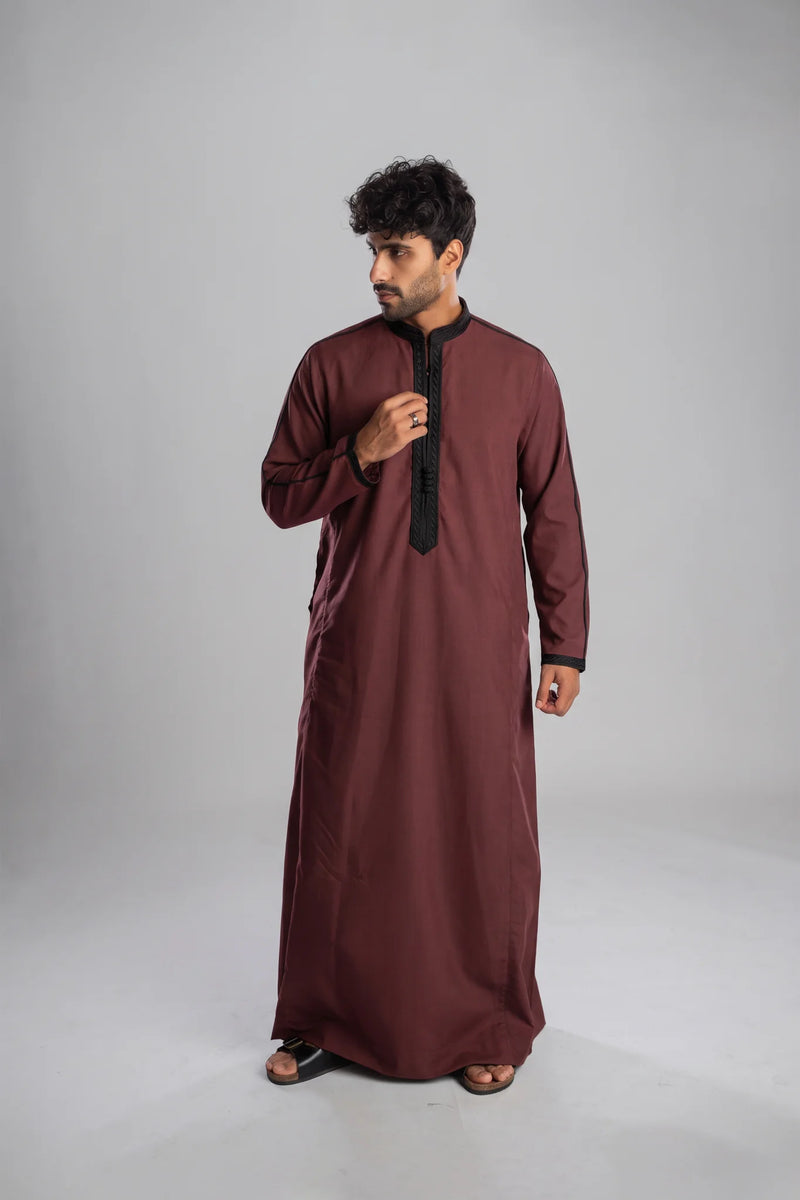Mezyan Jilbab - Burgundy