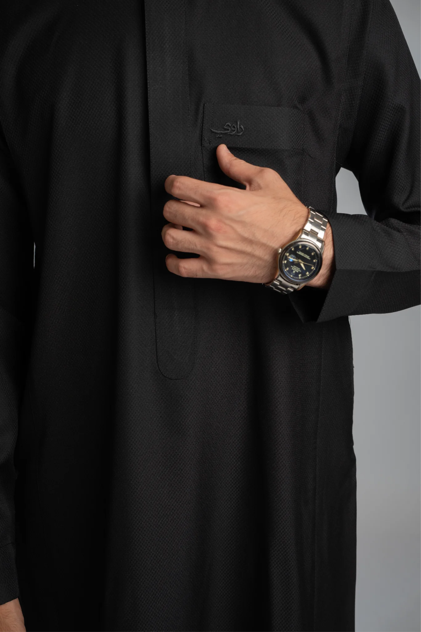 Rimal Thobe - Black