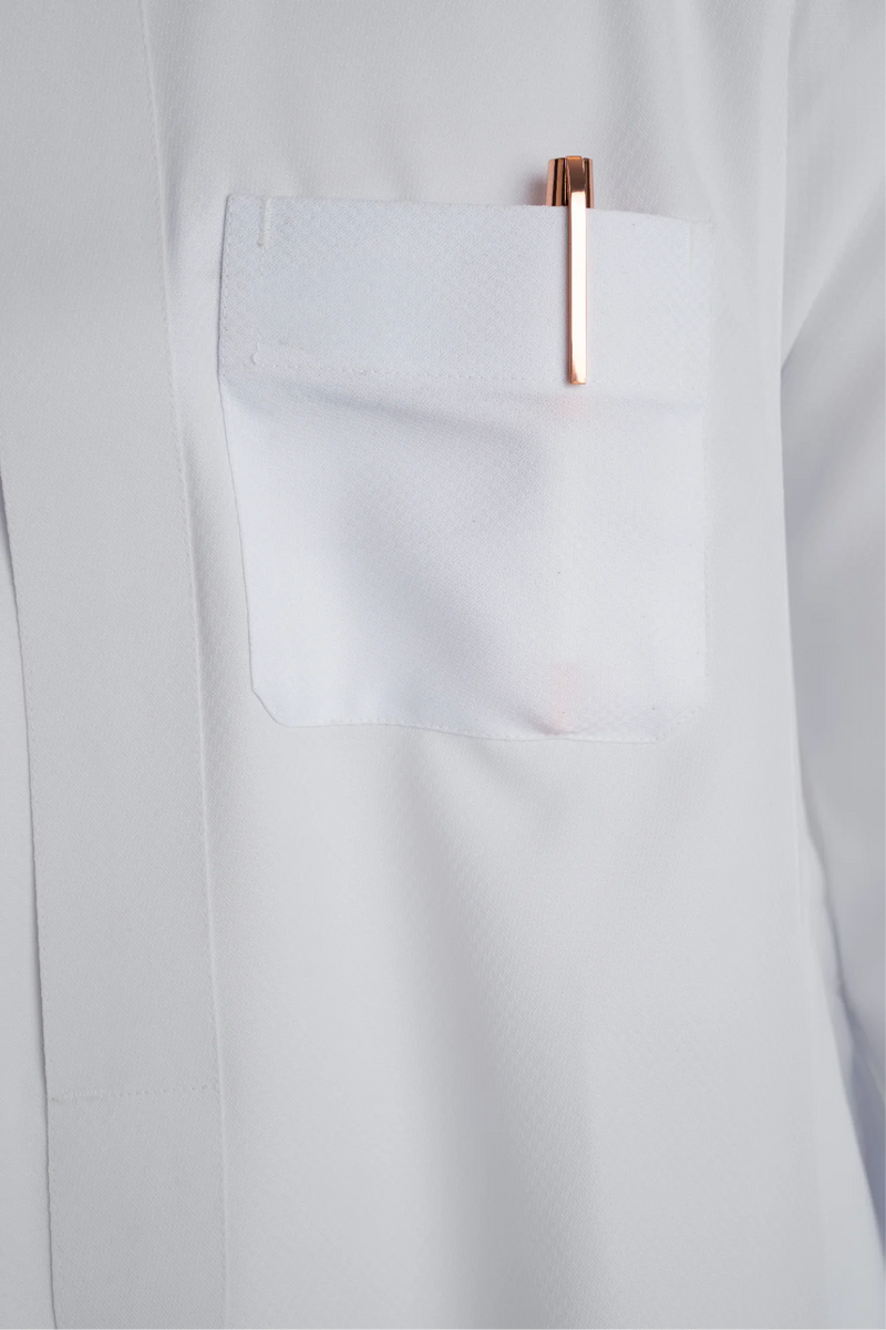 Saudi Thobe for Men – Honeycomb - White