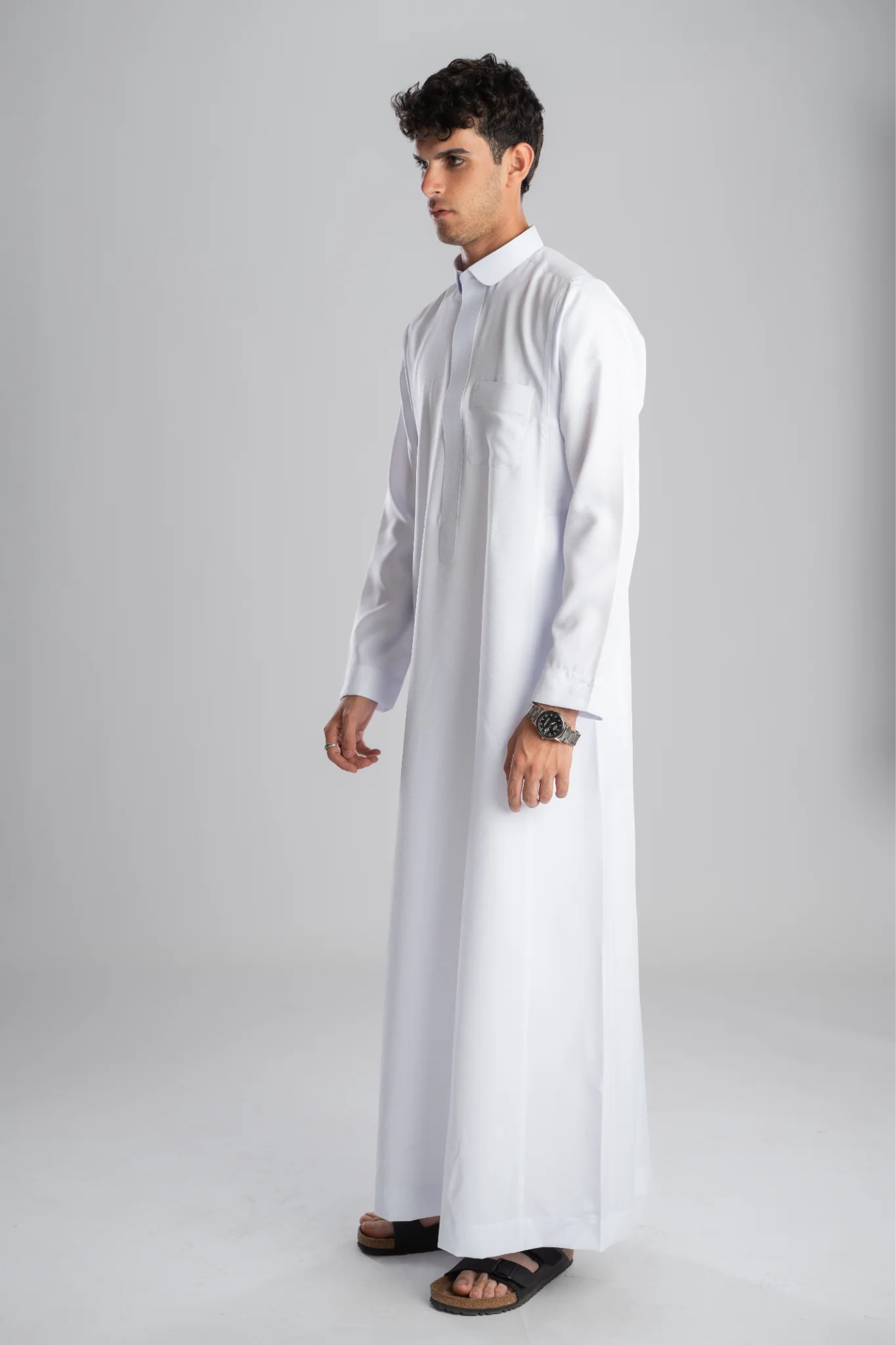 Rimal Thobe - White