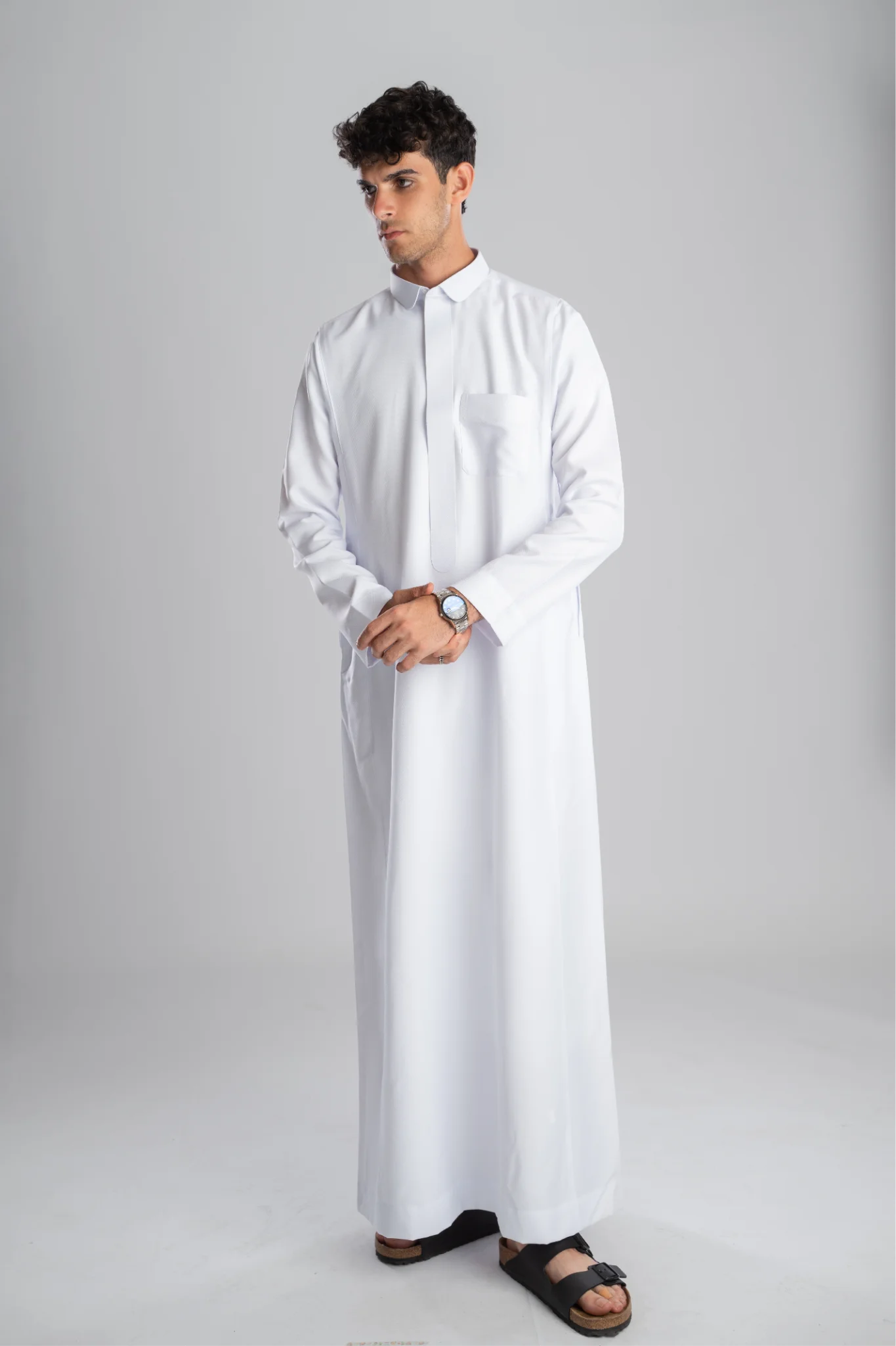 Rimal Thobe - White