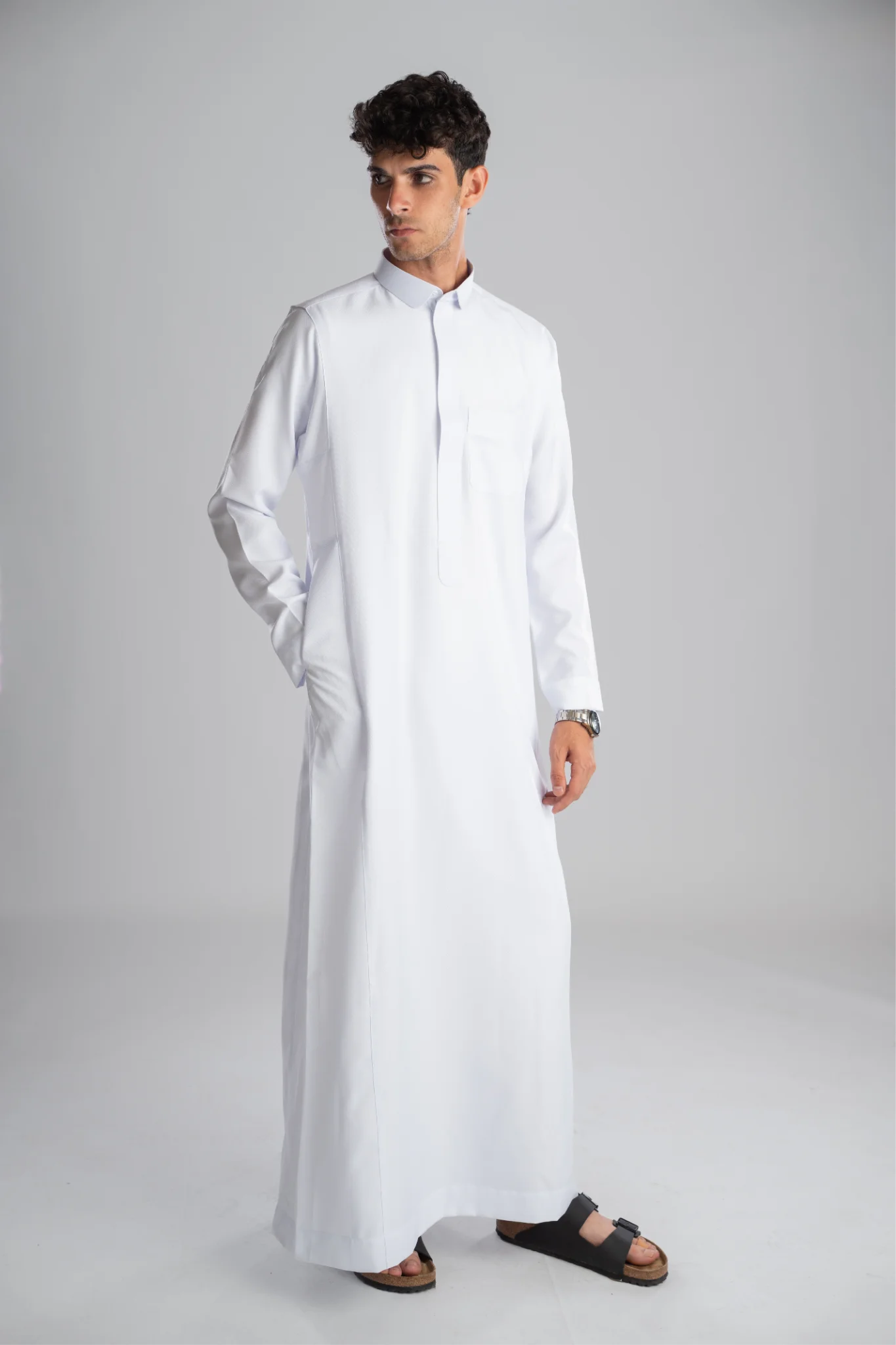 Rimal Thobe - White