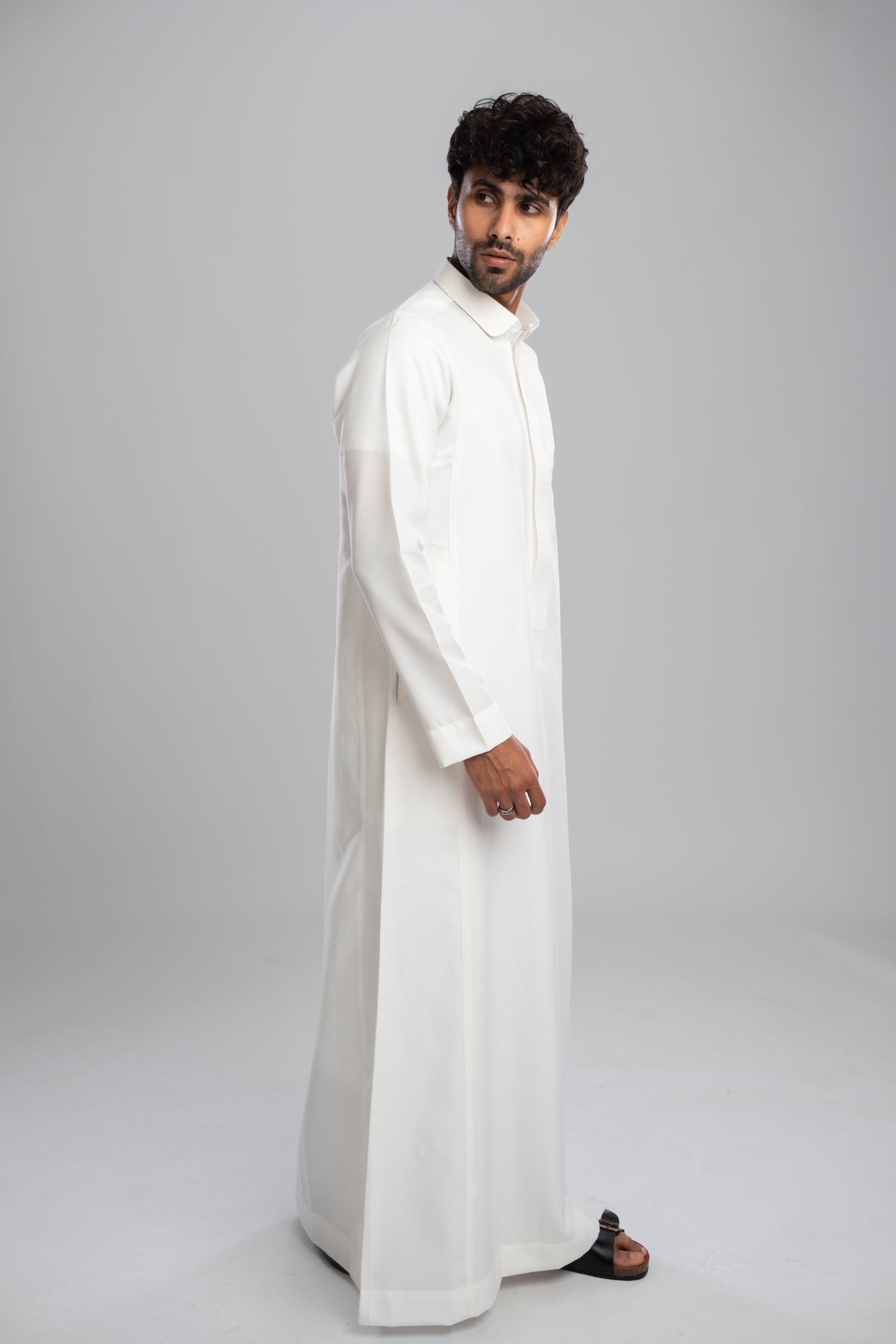 Rimal Thobe - Cream