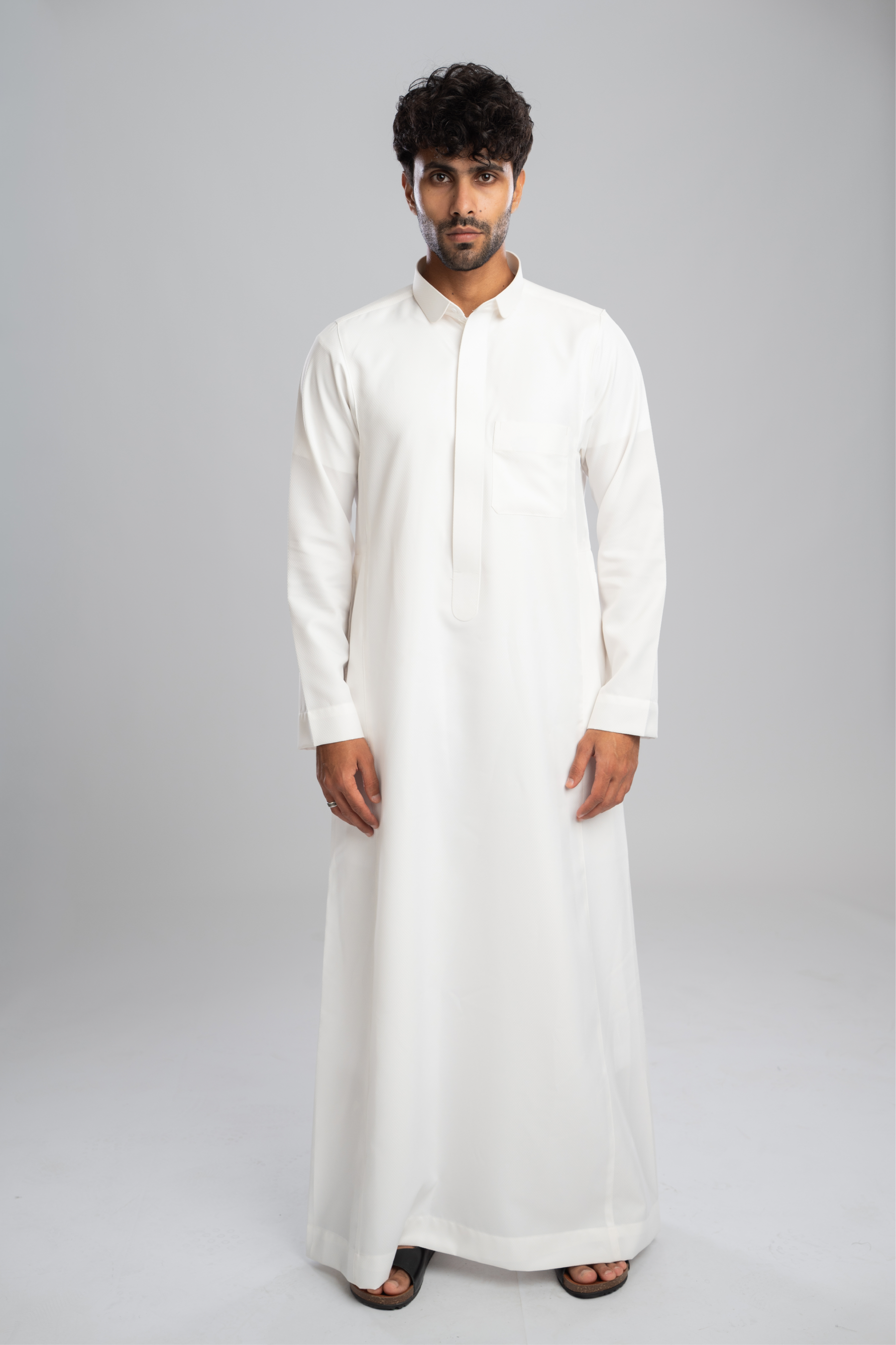 Rimal Thobe - Cream