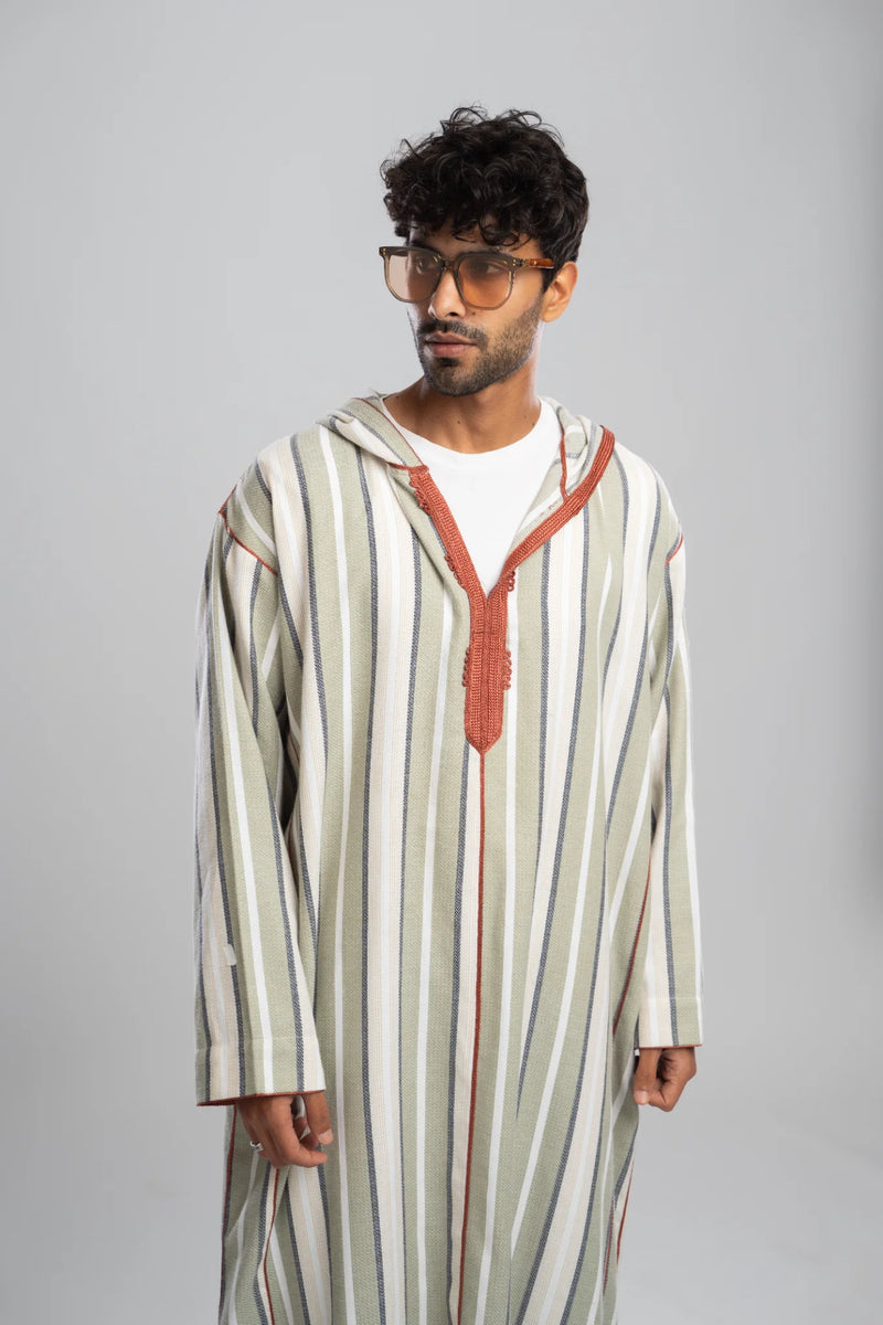 Marrakech Jilbab – Stripes