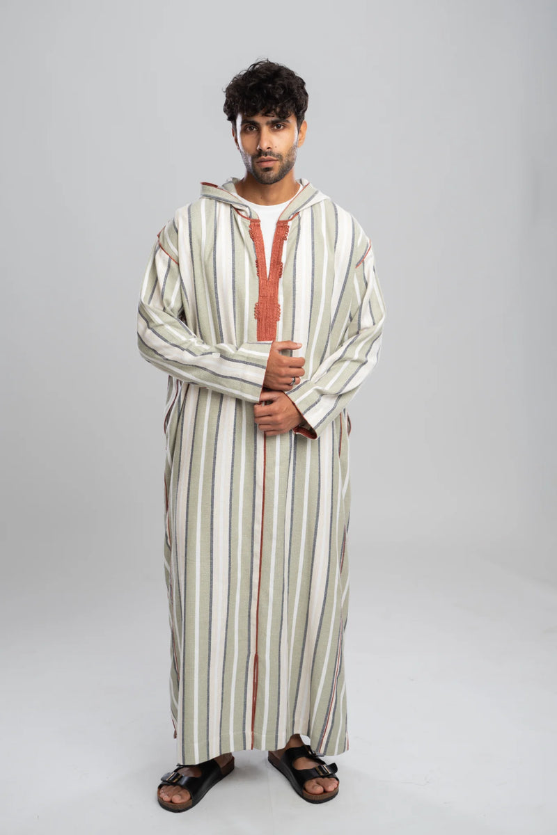 Marrakech Jilbab – Stripes