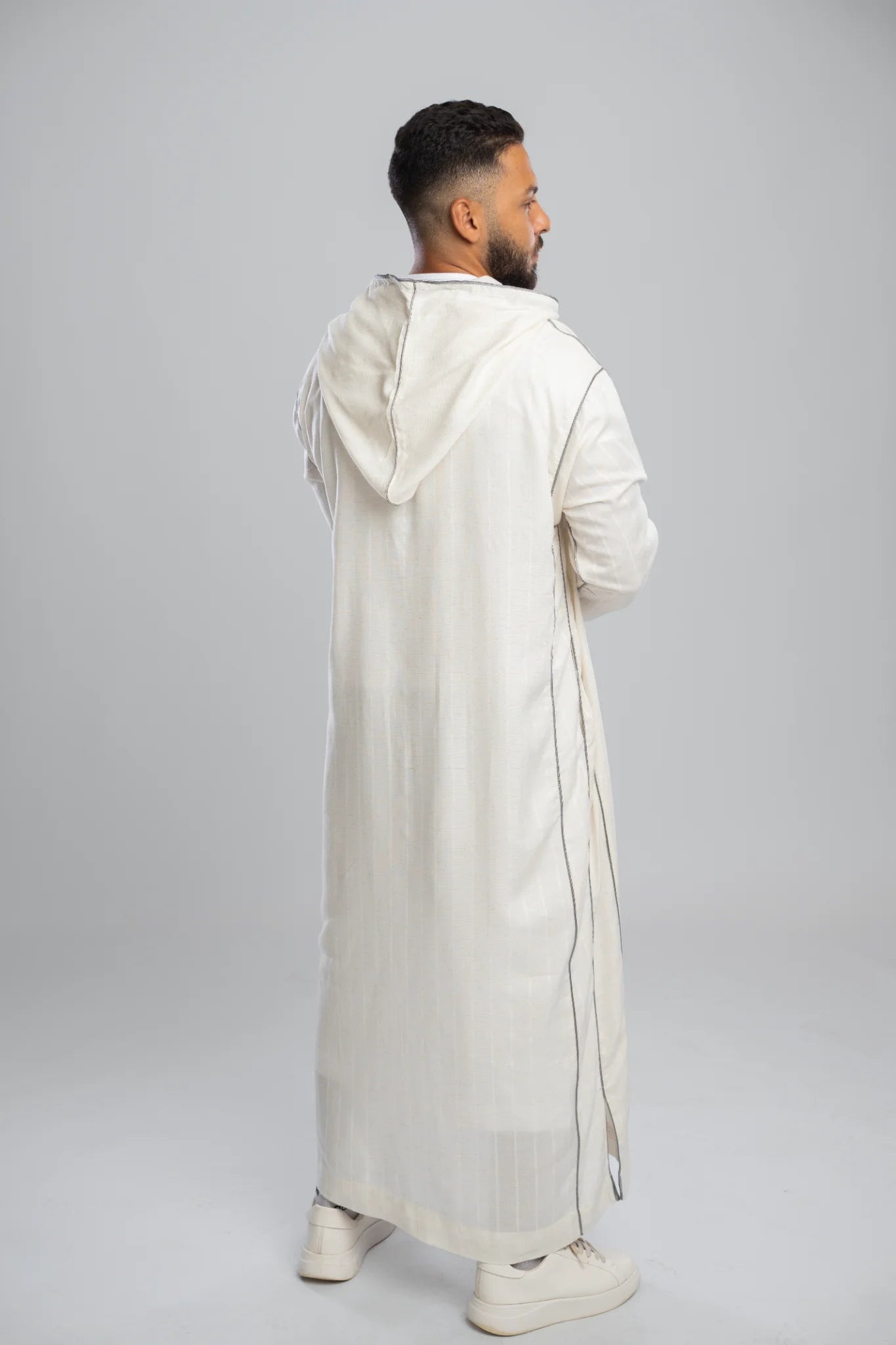 جلباب أطلس – رمادي
