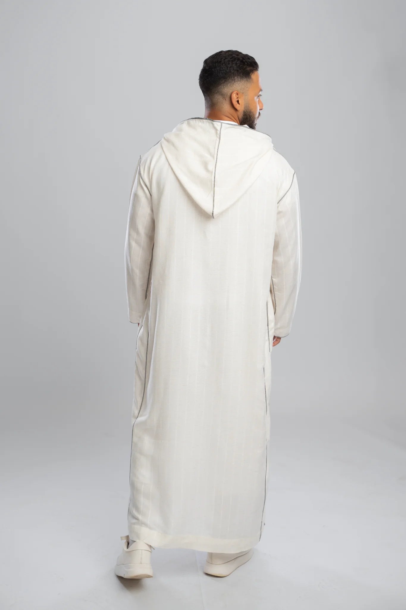 جلباب أطلس – رمادي
