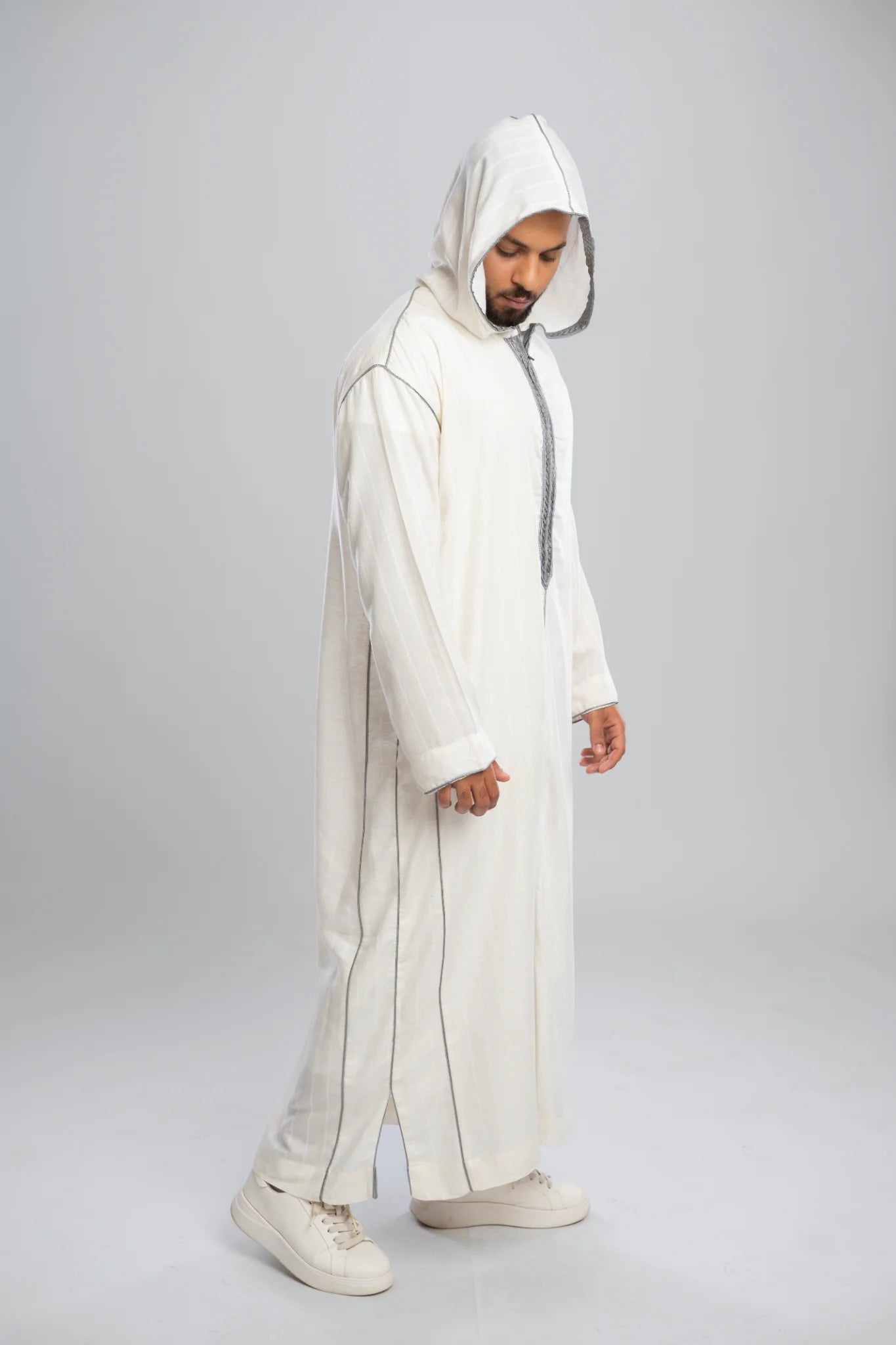 جلباب أطلس – رمادي