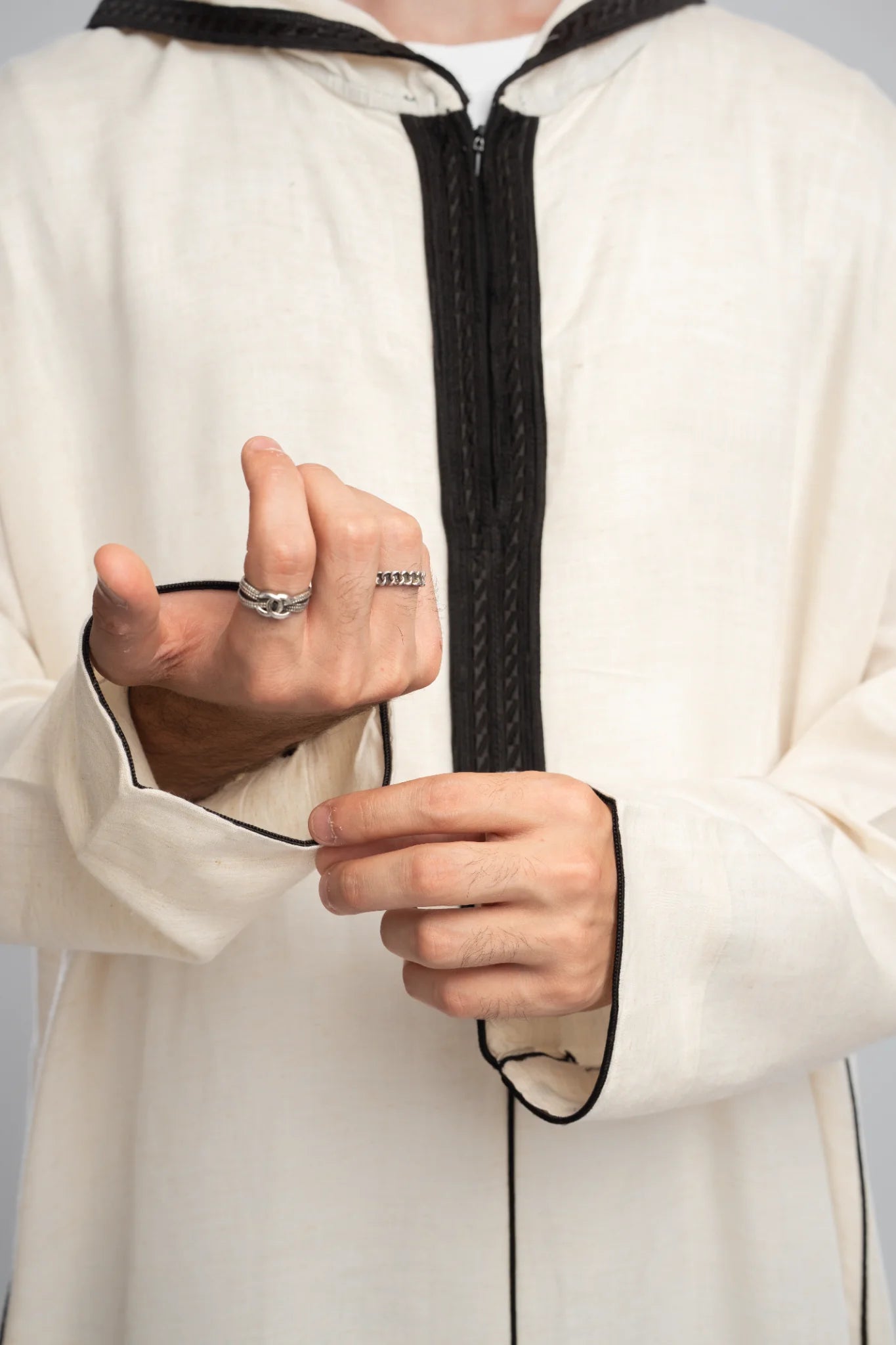 جلباب أطلس – أسود