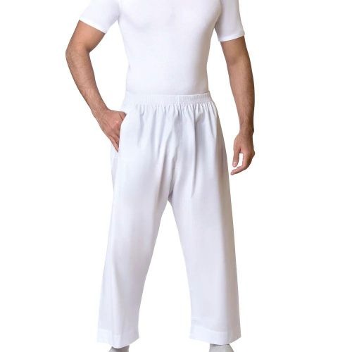 Relaxed White Serwal for Men